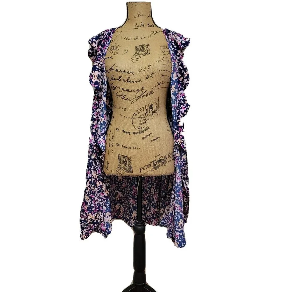 Sanctuary Floral Wrap Dress Size M - Picture 12 of 14